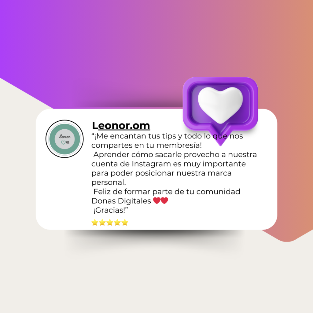 Post para Instagram Testimonio Empresarial Moderno 3D Violeta Azul